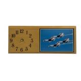 Wood Clock - As Is/No Hands - 14.5 x 7