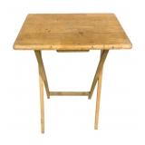 Folding Wood TV Tray - 27 x 20 x 15