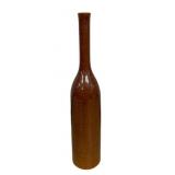 Brown Ceramic Vase - 24" Tall
