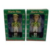 2 Mario Pino Bobbleheads in Box