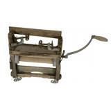 Antique Wooden Clothes Wringer - 29 x 18 x 7