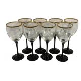 8 Wine Glasses - 8" Tall