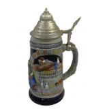 German Beer Stein - 9.5" Tall