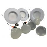 3 GE Canless Recessed Fixtures & 5 indoor lights