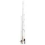 3 Fishing Poles & 2 Fishing Reels