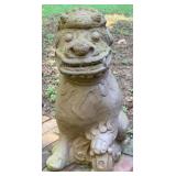 Concrete Foo Dog Statue - 18"