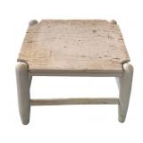 Wood Stool - 14 x 11 x 11