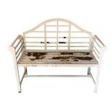 Wood / Metal Bench - as is - 49 x 21 x 38
