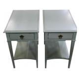 Alden Home Pair Spa Blue End Tables