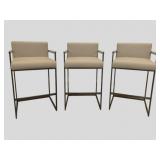 3 Modern History X Back Bar Stools
