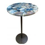 Chelsea House Blue Agate Side Table
