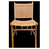 Chelsea House Wood & Rattan Dining Chair