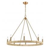 Elk Home Abaca 6-Light Chandelier 32x36x36