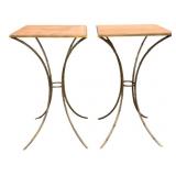 Pr Chelsea House Bamboo Motif Accent Tables