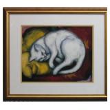 Sleeping Cat Giclee by Marc Franz