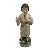 Plaster Religious Statue 14" Tall