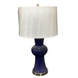 Chelsea House Blue Ceramic Table Lamp 31"