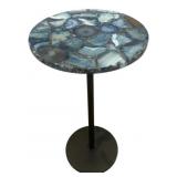 Chelsea House Blue Agate Side Table