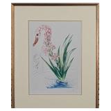 Water Hibiscus Giclee by Salvador Dali