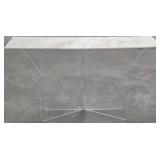 Wildwood Marble Top Acrylic Console Table