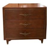 Alden Parkes Allegra Walnut 3 Drawer Chest