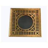 Chelsea House Fret Mirror, Gold 36 x 36