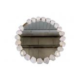 Chelsea House White Agate 34" Wall Mirror