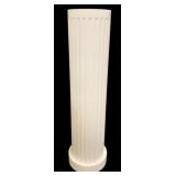 Chelsea House White Fluted Pedestal