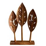 Wood Leaf Decor 30 x 18.5 x 3.5