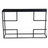 Elk Home Aperio Black Metal Console Table