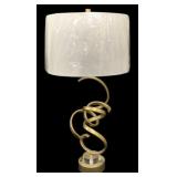 Chelsea House Swirl Gold Lamp 32"