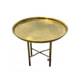 Brass Tone Table 18.5 x 16