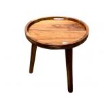 Wood Accent Table 23.5 x 24
