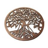 Carved Wall Decor Mirror 48"