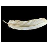 Wood Feather Decor 30.5 x 7