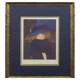 Lady with Hat print by Klimt