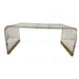 Chelsea House Waterfall Acrylic Cocktail Table