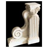 Plaster Column Decor 10 x 5 x 12