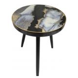 Abstract Top 3 Leg Accent Table