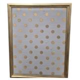 Framed Padded Fatric Pin Board 28 x 22
