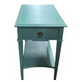 Alden Home 1 Drawer End Table Teal