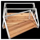 Three Hands Set of 3 Hanging Wall Shelves