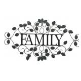 Metal Family Wall Decor by Three Hands