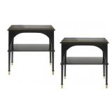 Pair Modern History Classical End Tables