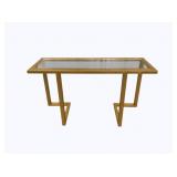 Alden Home Antique Brass Sofa Table