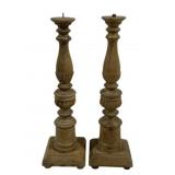 Pair Candle Prickets 15.5"