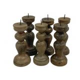 6 Candle Prickets 7"