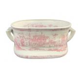 Pink/White Tub - 19 x 8.5 x 12.5