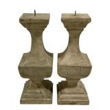 Pair Candle Prickets 12"