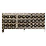 Chelsea House Inlaid 9 Drawer Console